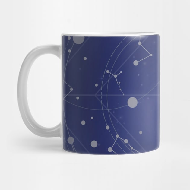 Fake Constellations-Blue by kwardart